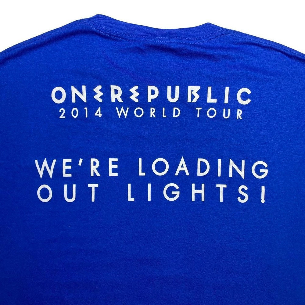 2014 One Direction concert tour music crew staff shirt